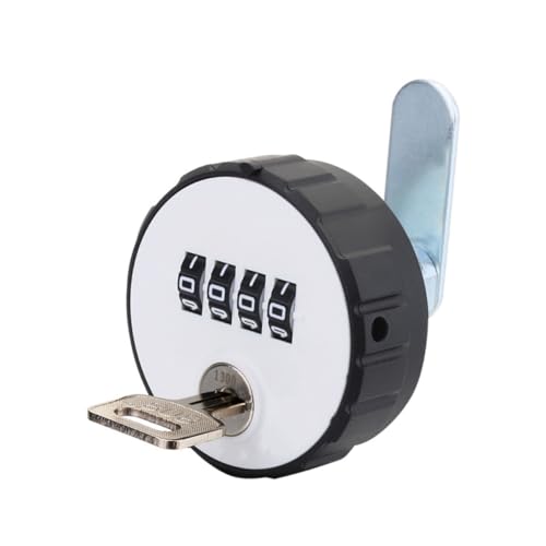 FONDOTIN Rotary Tongue Cam Code Lock Doppeltes Zahlenschloss für Schranktüren und Korrosionsbeständig Einfache Montage Robustes Sicherheitsschloss für Werkzeugkästen und Privatbereiche von FONDOTIN