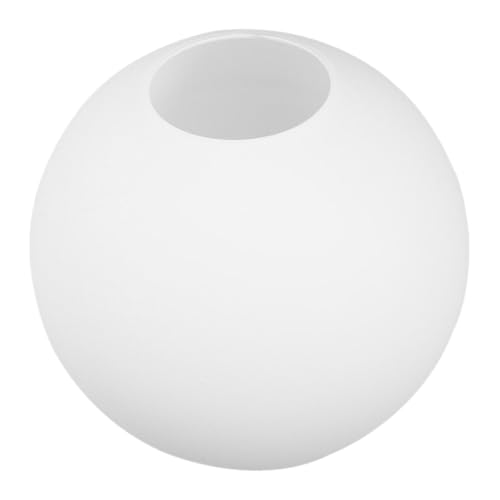 FONDOTIN Runder Glas Lampenschirm Ersatz Lampenglas für Stehlampe und Tischlampe Einfache Montage Weiches Licht Kompatibel Pflegeleicht und Abnehmbar Verbesserte Beleuchtung von FONDOTIN