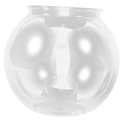 FONDOTIN Rundes Transparentes Kunststoff Aquarium für Desktop Kleiner Fischtank für Goldfische und Schildkröten Bruchsicher für Büro und Wohnraumdekoration FONDOTIN Rundes Transparentes Kunststoff Aquarium für Desktop Kleiner Fischtank für Goldfische und Schildkröten Bruchsicher für Büro und Wohnraumdekoration von FONDOTIN