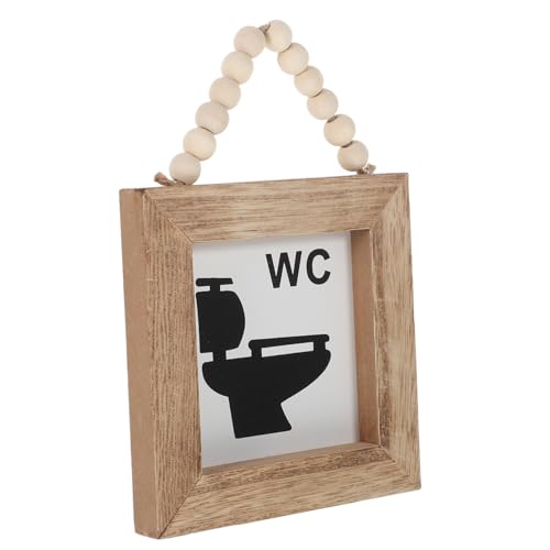 FONDOTIN Rustikales Holzschild Wc Türschild Hängend für Badezimmer und Gemeinschafts Toiletten Dekoratives Vintage Türplakat Kompakte Praktische Wanddeko im Landhausstil FONDOTIN Rustikales Holzschild Wc Türschild Hängend für Badezimmer und Gemeinschafts Toiletten Dekoratives Vintage Türplakat Kompakte Praktische Wanddeko im Landhausstil von FONDOTIN