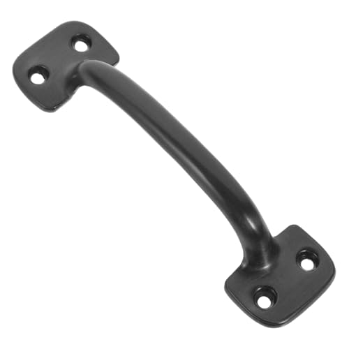 FONDOTIN Schrankgriff Holzgriff Lochabstand Schwarz Minimalistischer Möbelgriff für Küchenschränke Kleiderschränke und Kommoden Rostfrei Modernes Design von FONDOTIN