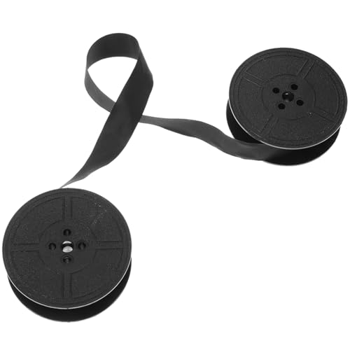 FONDOTIN Schreibmaschinen Farbband Doppelspule Schwarz Nylon Leichtes Tintenband Kompatibel für Mechanische Schreibmaschinen Langlebig Praktisch für Büro und Haushalt FONDOTIN Schreibmaschinen Farbband Doppelspule Schwarz Nylon Leichtes Tintenband Kompatibel für Mechanische Schreibmaschinen Langlebig Praktisch für Büro und Haushalt von FONDOTIN