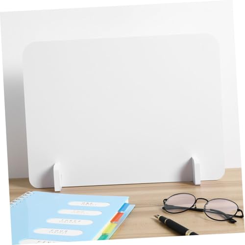 FONDOTIN Schreibtisch Trennwände aus Robustem PVC mit Stabiler Steckbasis Vielseitig Einsetzbar als Sichtschutz für Schüler Büro und Essbereich Einfache Anbringung für Zusätzliche FONDOTIN Schreibtisch Trennwände aus Robustem PVC mit Stabiler Steckbasis Vielseitig Einsetzbar als Sichtschutz für Schüler Büro und Essbereich Einfache Anbringung für Zusätzliche von FONDOTIN