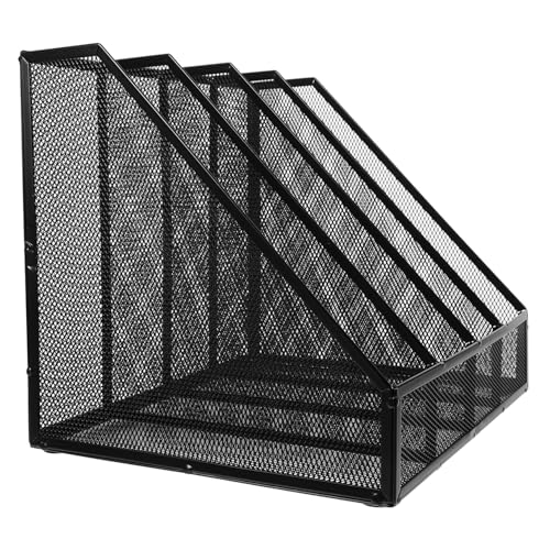 FONDOTIN Schwarzer Metall Dateiablage Organizer Multifunktional Schreibtisch Ordnungssystem Robuster Bürobedarf für Effizientes Dokumentenmanagement und Platzsparende Aufbewahrung FONDOTIN Schwarzer Metall Dateiablage Organizer Multifunktional Schreibtisch Ordnungssystem Robuster Bürobedarf für Effizientes Dokumentenmanagement und Platzsparende Aufbewahrung von FONDOTIN