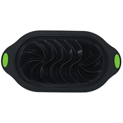 FONDOTIN Silikon Backform Brotbackform Toastform Antihaft Silikon Backblech Flexibel Hitzebeständig für Kuchen Brot und Toast Backen Küchenhelfer Dunkelgrau von FONDOTIN