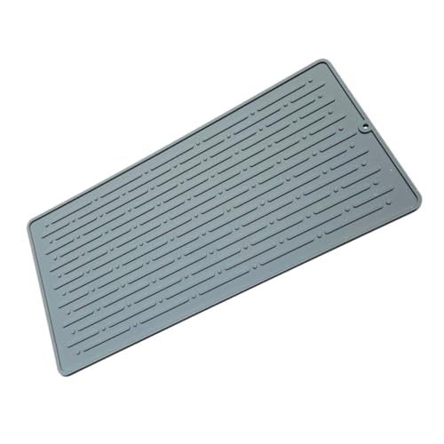 FONDOTIN Silikon Drain Pad Abtropfmatte Küchenspüle Hitzebeständig Rutschfest Großes Drainage und Isolierpad Schnelltrocknend Platzsparend mit Aufhängevorrichtung Praktische FONDOTIN Silikon Drain Pad Abtropfmatte Küchenspüle Hitzebeständig Rutschfest Großes Drainage und Isolierpad Schnelltrocknend Platzsparend mit Aufhängevorrichtung Praktische von FONDOTIN