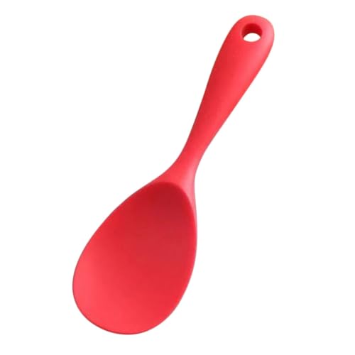 FONDOTIN Silikon Reislöffel Rot Antihaft Küchenutensil Hitzebeständig Multifunktional zum Kochen und Servieren Glatte Oberfläche Praktisches Design für Haushalt und Restaurant FONDOTIN Silikon Reislöffel Rot Antihaft Küchenutensil Hitzebeständig Multifunktional zum Kochen und Servieren Glatte Oberfläche Praktisches Design für Haushalt und Restaurant von FONDOTIN