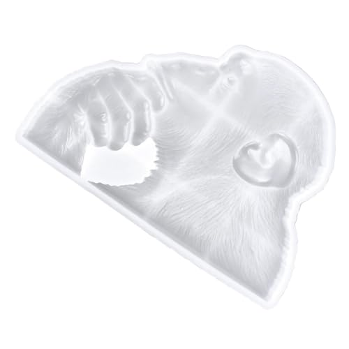 FONDOTIN Silikonform Gorilla Lebensmittelechtes Flexibles Silikon Robustes Epoxidharz Gießwerkzeug für DIY Deko Geeignet für Resin Harz für Bastelprojekte und Wohnaccessoires FONDOTIN Silikonform Gorilla Lebensmittelechtes Flexibles Silikon Robustes Epoxidharz Gießwerkzeug für DIY Deko Geeignet für Resin Harz für Bastelprojekte und Wohnaccessoires von FONDOTIN
