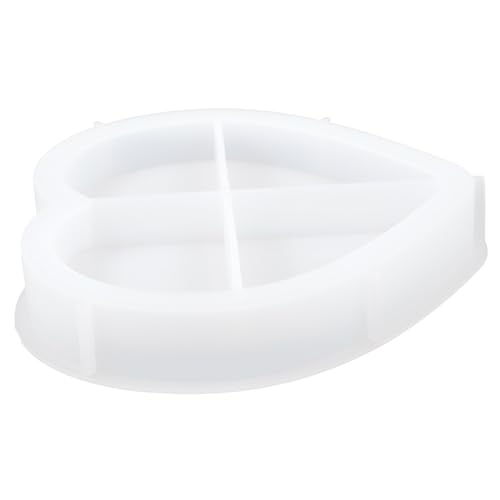 FONDOTIN Silikonform Herzförmig Dekorativer Tablett Gießform Flexible DIY Schmuck Aufbewahrung Tray Form Für Kreative Handwerksprojekte Bpa Frei Wiederverwendbar FONDOTIN Silikonform Herzförmig Dekorativer Tablett Gießform Flexible DIY Schmuck Aufbewahrung Tray Form Für Kreative Handwerksprojekte Bpa Frei Wiederverwendbar von FONDOTIN