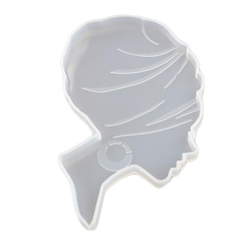 FONDOTIN Silikonform Untersetzer Damenkopf Silikon DIY Form für Kreative Harzuntersetzer Leicht zu Reinigen Einzigartiges Design für Bastelprojekte und Individuelle Cup Pads FONDOTIN Silikonform Untersetzer Damenkopf Silikon DIY Form für Kreative Harzuntersetzer Leicht zu Reinigen Einzigartiges Design für Bastelprojekte und Individuelle Cup Pads von FONDOTIN