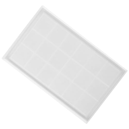 FONDOTIN Silikonform für DIY Epoxidharz Untersetzer Rechteckige Gießform Geometrisches Design Praktische Cup Pad Form für Kreative Bastelarbeiten und Individuelle Geschenkideen von FONDOTIN