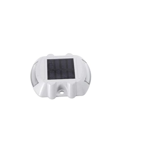 FONDOTIN Solar LED Wegmarkierer Solarstraßenleuchte aus Polycarbonat Grün Energiesparende Solarbetriebene Garten und Gehwegbeleuchtung mit Automatischer Dämmerungsschaltung von FONDOTIN