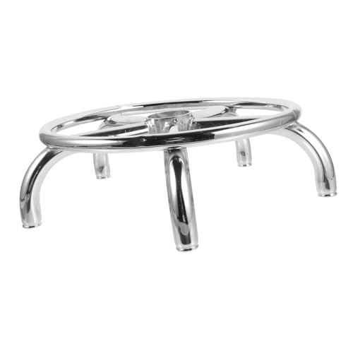 FONDOTIN Stabile Aluminiumlegierung Drehplatte Bürostuhl Basis Ersatzteil für Barhocker und Friseurstuhl mit Neigungssteuerung und Einfacher Montage von FONDOTIN