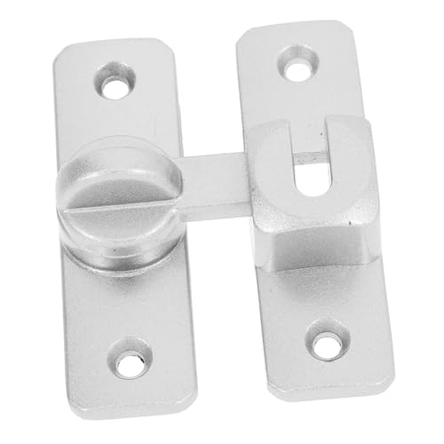 FONDOTIN Stabiler Türverschluss Aluminiumlegierung Einfache Montage ohne Bohren für Scheunentüren Gartentore und Schränke Robust und mit Schutzdesign gegen Einbruch FONDOTIN Stabiler Türverschluss Aluminiumlegierung Einfache Montage ohne Bohren für Scheunentüren Gartentore und Schränke Robust und mit Schutzdesign gegen Einbruch von FONDOTIN