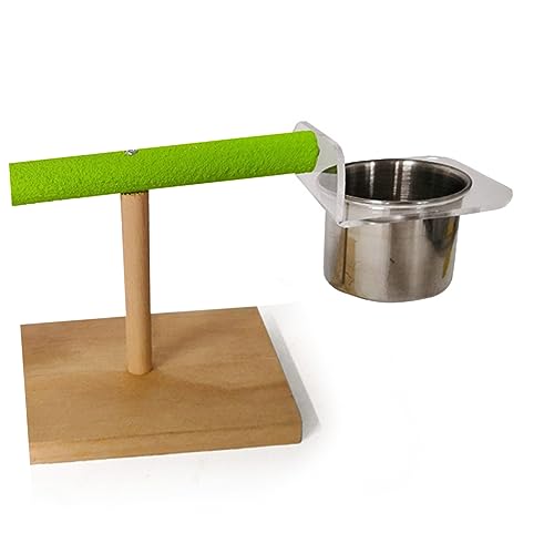FONDOTIN Stehende Aktivitätsstation für Vögel Kletterspielzeug und Futterhalteständer Geeignet für Sittiche Nymphensittiche und Kleine Papageien FONDOTIN Stehende Aktivitätsstation für Vögel Kletterspielzeug und Futterhalteständer Geeignet für Sittiche Nymphensittiche und Kleine Papageien von FONDOTIN