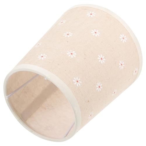 FONDOTIN Stoff Lampenschirm mit Blumenmuster Kleiner Dekorativer Lampenschirm für Tisch- Wand Stehlampe Langlebig und Vielseitig für Schlafzimmer und Wohnzimmer von FONDOTIN