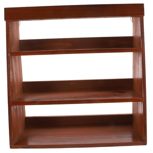 FONDOTIN Stufiges Holzregal Multifunktionales Aufbewahrungs Displayregal für Kosmetik und Sammlerstücke Stabiles Desktop Organizer Regal für Wohnzimmer Kinderzimmer Büro FONDOTIN Stufiges Holzregal Multifunktionales Aufbewahrungs Displayregal für Kosmetik und Sammlerstücke Stabiles Desktop Organizer Regal für Wohnzimmer Kinderzimmer Büro von FONDOTIN