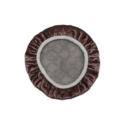 FONDOTIN Stuhlbezug Elastisch Abnehmbar Waschbar Schutzbezug für Runde Hocker Stuhl Sitzkissen Bezug Dunkelbraun Strapazierfähig Kratzfest Einfache Montage FONDOTIN Stuhlbezug Elastisch Abnehmbar Waschbar Schutzbezug für Runde Hocker Stuhl Sitzkissen Bezug Dunkelbraun Strapazierfähig Kratzfest Einfache Montage von FONDOTIN