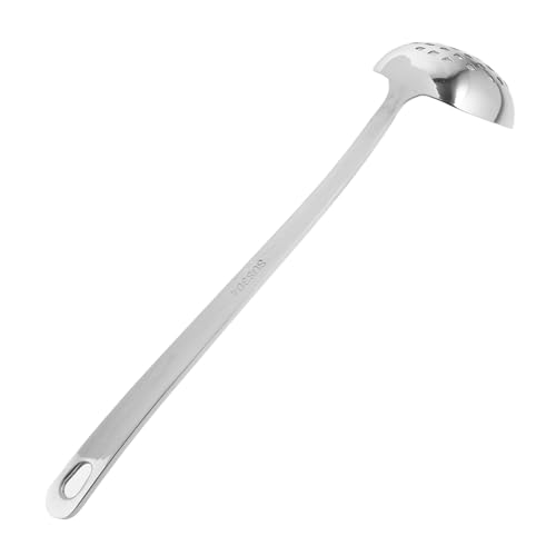 FONDOTIN Suppenkelle mit Löchern Multifunktionale Schöpfkelle für Küche Abnehmbarer Löffel für Soßen und Suppen Rostfreier Stahl Platzsparend Langlebig und FONDOTIN Suppenkelle mit Löchern Multifunktionale Schöpfkelle für Küche Abnehmbarer Löffel für Soßen und Suppen Rostfreier Stahl Platzsparend Langlebig und von FONDOTIN