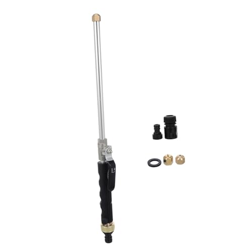 FONDOTIN Tragbare Hochdruck wasserstrahlpistole Leicht und Kompakt mit Kupferdüse und Austauschbaren Spitzen Einfach Bedienbar Wassersparend für Fahrzeug Garten Fensterreinigung von FONDOTIN