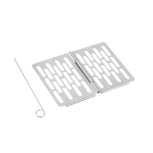 FONDOTIN Tragbarer Faltbarer Mini Grillrost aus Edelstahl Platzsparend und Langlebig für Outdoor Bbq Camping Angeln Vielseitig Einsetzbar Einfacher Aufbau Großer Grillbereich FONDOTIN Tragbarer Faltbarer Mini Grillrost aus Edelstahl Platzsparend und Langlebig für Outdoor Bbq Camping Angeln Vielseitig Einsetzbar Einfacher Aufbau Großer Grillbereich von FONDOTIN