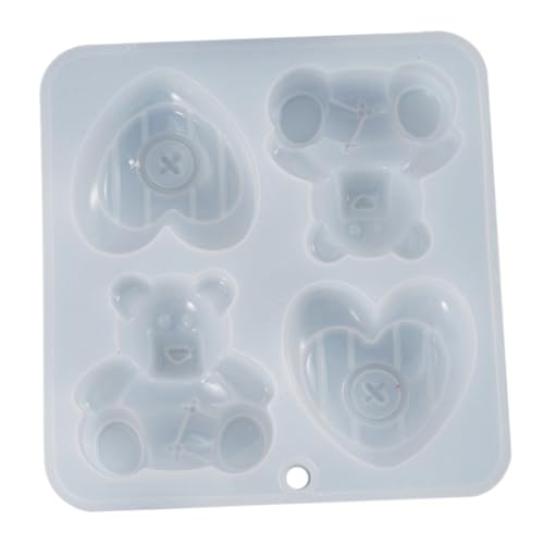 FONDOTIN Transparente Silikonform Bär Halbrelief DIY Epoxidharz Gießform für Dekorationen Basteln Geschenkidee aus Langlebigem Sicherem Material FONDOTIN Transparente Silikonform Bär Halbrelief DIY Epoxidharz Gießform für Dekorationen Basteln Geschenkidee aus Langlebigem Sicherem Material von FONDOTIN