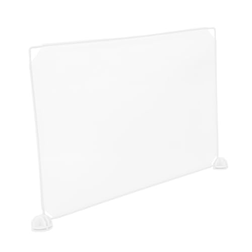 FONDOTIN Transparente Tisch Trennwand aus Kunststoff mit Stabilen Clips Mobiler Spuckschutz für Schule Kantine und Büro Leicht zu Reinigen und Einfach zu Montieren Schutz für Gemeinsame von FONDOTIN