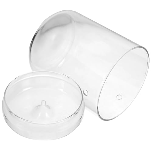 FONDOTIN Transparentes Terrarium Pflanzgefäß mit Klarem Design Dekorativer Tischschmuck Minimalistischer Landschafts Planter für Büro Wohnzimmer Balkon und Wohnräume von FONDOTIN