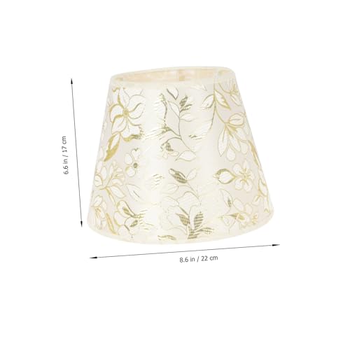 FONDOTIN Trommelförmiger Lampenschirm aus Leinwandstoff in Goldgelb Langlebiger Lampenschirm für Tischlampe Stehleuchte Pendelleuchte Handgefertigtes Zubehör von FONDOTIN
