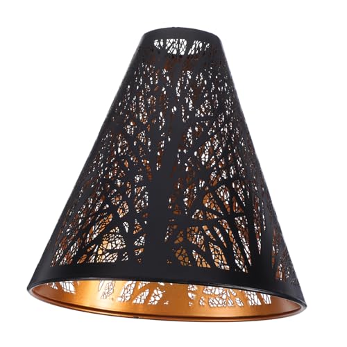 FONDOTIN Trommelschirm für Tisch und Stehlampe Vintage Ersatzlampenschirm mit Kunstvoller Eisenverzierung für Industrielle Pendelleuchten FONDOTIN Trommelschirm für Tisch und Stehlampe Vintage Ersatzlampenschirm mit Kunstvoller Eisenverzierung für Industrielle Pendelleuchten von FONDOTIN