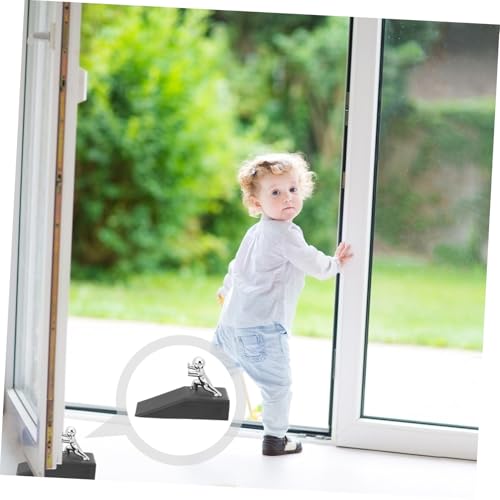 FONDOTIN Türstopper Gummi Türkeil Rutschfest Kindersicherheit Stabiler Türkeil für Zuhause Büro Schule Vielseitig Einsetzbar Schützt Hände und Verhindert Zugluft von FONDOTIN