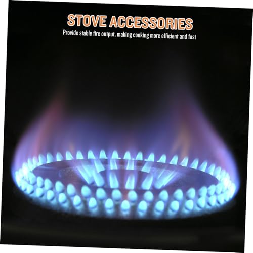 FONDOTIN Universeller Gaskocher Brennerkopf Ersatzteil aus Verschleißfestem Gusseisen Langlebiger Küchen Gasherd Brennerkopf Leicht zu Reinigen Passend für Campingkocher und Gasgrill von FONDOTIN