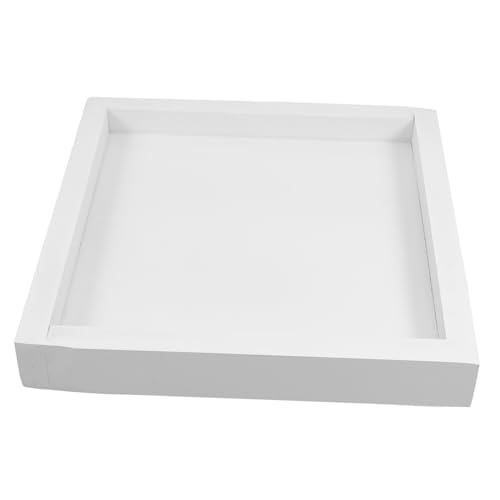 FONDOTIN Topfteller Aus Kunststoff Quadratischer Blumentopf-tablett Dickes Tablett Mit Rutschfester Unterseite Auslaufsicherer Topfboden Für Innenbereich Und Balkon Innen Weiß FONDOTIN Topfteller Aus Kunststoff Quadratischer Blumentopf-tablett Dickes Tablett Mit Rutschfester Unterseite Auslaufsicherer Topfboden Für Innenbereich Und Balkon Innen Weiß von FONDOTIN