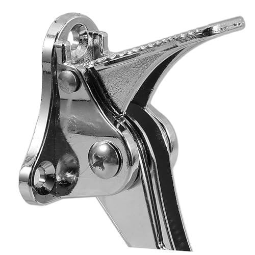 FONDOTIN Verstellbarer Türstopper aus Zinklegierung mit Fußbedienung Rutschfest Diskretes Design Geeignet für Wohn Büro Geschäftstüren Zuverlässige Türsicherung ohne Bohren von FONDOTIN