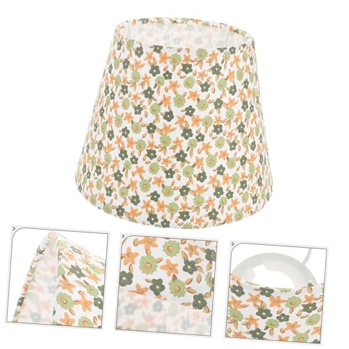 FONDOTIN Vintage Floral Lampenschirm aus Dekorativ Weichlichtdiffusierend Grünes Blumenmuster Geeignet für Schlafzimmer Nachttischlampe Wohnzimmer Büro Romantische Atmosphäre FONDOTIN Vintage Floral Lampenschirm aus Dekorativ Weichlichtdiffusierend Grünes Blumenmuster Geeignet für Schlafzimmer Nachttischlampe Wohnzimmer Büro Romantische Atmosphäre von FONDOTIN