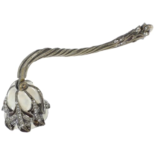 FONDOTIN Vintage Kerzenlöscher mit Verziertem Domkopf und Strassbesatz Langlebiger Sicherer Dochtlöscher für Haushaltskerzen Elegant und Raucharm FONDOTIN Vintage Kerzenlöscher mit Verziertem Domkopf und Strassbesatz Langlebiger Sicherer Dochtlöscher für Haushaltskerzen Elegant und Raucharm von FONDOTIN