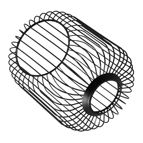 FONDOTIN Vintage Metall Lampenschirm Zylinderform Robust für Hängeleuchte Deckenlampe Wohnzimmer Küche Bar Dekoration Ersatzschirm aus Eisen für DIY Beleuchtung von FONDOTIN
