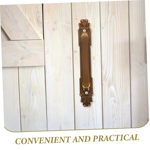 FONDOTIN Vintage Türgriff Scheunentor Metallgriff in Antikbronze Robustes Oberflächenmontiertes Design für Holztüren Schränke Tore und Kleiderschränke Installieren Kratzfest und Langlebig von FONDOTIN