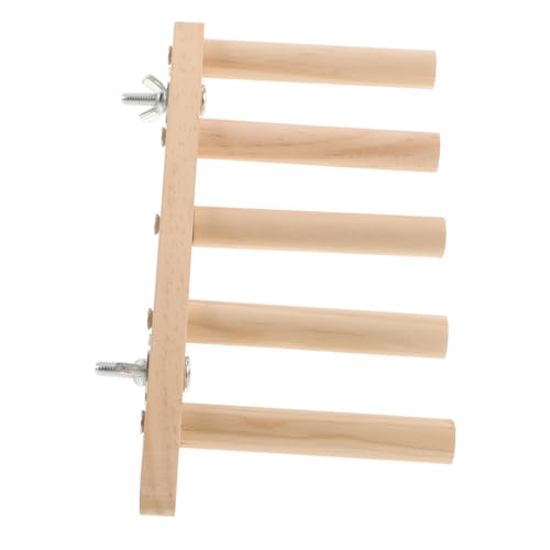 FONDOTIN Vogelkäfig Holz Sitzstangen Papageien Spielständer aus Naturholz Kletterleiter Lagig Langlebig Für Wellensittiche Nymphensittiche Und Andere Kleinvögel FONDOTIN Vogelkäfig Holz Sitzstangen Papageien Spielständer aus Naturholz Kletterleiter Lagig Langlebig Für Wellensittiche Nymphensittiche Und Andere Kleinvögel von FONDOTIN