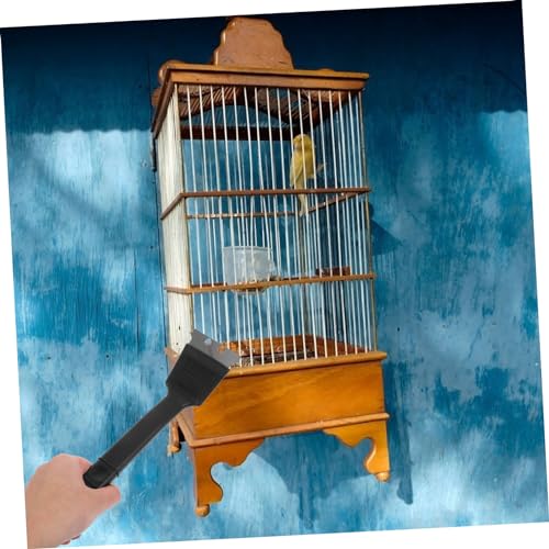FONDOTIN Vogelkäfig Reinigungsbürste mit Langem Griff Praktische Käfigbürste mit Schaufel Langlebig Nicht Fusselnd Leicht zu Reinigen für Vogelkäfige und Nistkästen Schwarz FONDOTIN Vogelkäfig Reinigungsbürste mit Langem Griff Praktische Käfigbürste mit Schaufel Langlebig Nicht Fusselnd Leicht zu Reinigen für Vogelkäfige und Nistkästen Schwarz von FONDOTIN