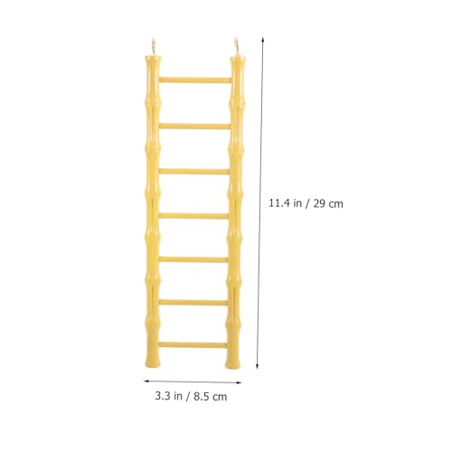 FONDOTIN Vogelspielzeug Hängende Kletterleiter für Wellensittiche und Hamster Sicherer Kunststoff steigleiter mit Fördert Motorik und Aktivität Geeignet für Papageien und Kleine Vögel FONDOTIN Vogelspielzeug Hängende Kletterleiter für Wellensittiche und Hamster Sicherer Kunststoff steigleiter mit Fördert Motorik und Aktivität Geeignet für Papageien und Kleine Vögel von FONDOTIN