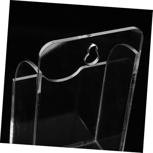FONDOTIN Wandmontage Fernbedienungshalter Selbstklebend Transparent Organizer für Wohnzimmer Schlafzimmer Tisch Nachttisch Platzsparend Stabil Werkzeugfrei Einfache von FONDOTIN