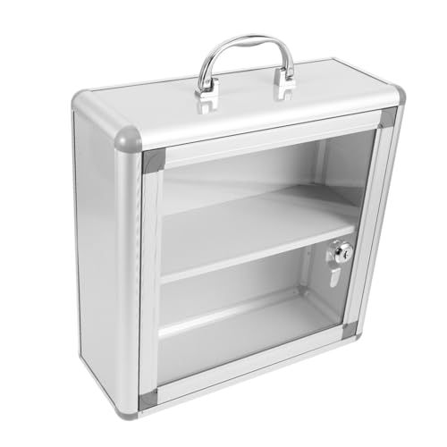 FONDOTIN Wandmontierter Medikamentenschrank Großvolumig Platzsparend für Gemeinschaftsbereiche Vielseitige Aufbewahrung und Notfallmedikamente Sicher Organisiert FONDOTIN Wandmontierter Medikamentenschrank Großvolumig Platzsparend für Gemeinschaftsbereiche Vielseitige Aufbewahrung und Notfallmedikamente Sicher Organisiert von FONDOTIN