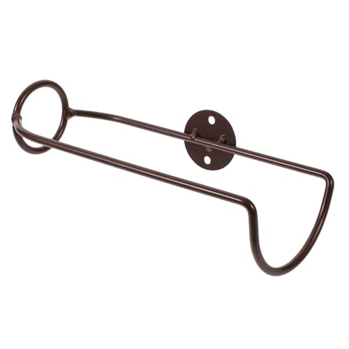 FONDOTIN Wandmontiertes Weinregal aus Robustem mit Elegantem Design Einzelner Flaschenhalter für Rotwein Dekoratives Hängendes Weinflaschenregal für Küche Esszimmer und Bar Langlebig und von FONDOTIN
