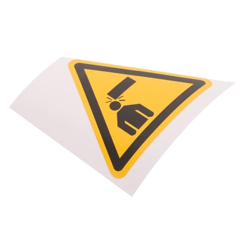 FONDOTIN Warnhinweis Aufkleber Achtung Kopf Selbstklebendes Warnschild Dreieckige Sicherheitsmarkierung für Niedrige Decken in Werkstätten Fabriken und Lagerhallen Langlebig und Sichtbar von FONDOTIN