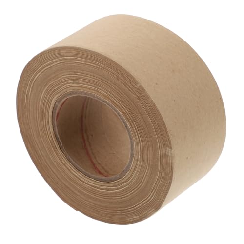 FONDOTIN Wasseraktiviertes Beschreibbares Kraftpapier Packband Reißfestes Umweltfreundliches Versiegelungsband für Kartons und Bilderrahmen Verpackungswerkzeug von FONDOTIN