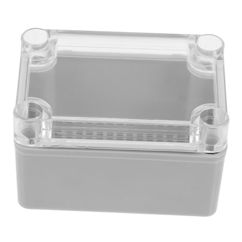 FONDOTIN Wasserdichte Aufputz Abzweigdose Transparentes Abs Gehäuse mit Schrauben für Outdoor Elektronikprojekte Klarer Sichtschutz für Schaltkreise und Einfache Wartung von FONDOTIN