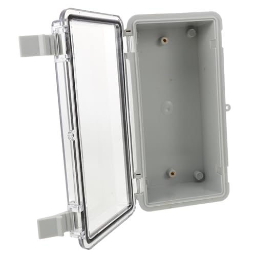 FONDOTIN Wasserdichte Outdoor Verteilerkasten mit Transparentem PC Deckel Robuste Abs Anschlussdose für Kabelschutz Wetterfeste Kabelabdeckung für Sichere Elektrische Verbindungen im FONDOTIN Wasserdichte Outdoor Verteilerkasten mit Transparentem PC Deckel Robuste Abs Anschlussdose für Kabelschutz Wetterfeste Kabelabdeckung für Sichere Elektrische Verbindungen im von FONDOTIN