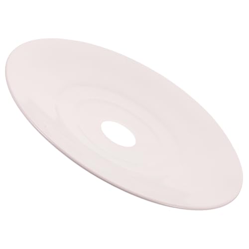 FONDOTIN Wasserdichter Aluminium Lampenschirm Weiß Lampenschutz Reflektor Decken und Pendelleuchte Industrielampe Zubehör Einfach zu Montieren Langlebig von FONDOTIN