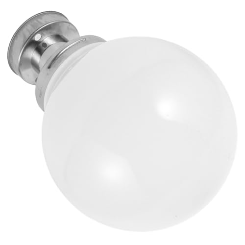 FONDOTIN Wasserdichter Gartenglobe Lampenschirm mit Edelstahlbasis Moderner Außenlampenschirm für Garten Terrasse Pfostenleuchte Wetterbeständig Einfach zu Montieren Dekorative von FONDOTIN